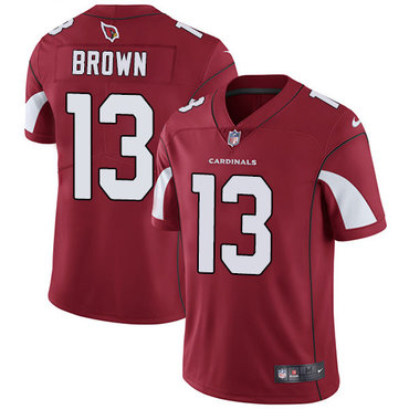 Nike Arizona Cardinals #13 Jaron Brown Red Team Color Men’s Stitched NFL Vapor Untouchable Limited Jersey