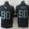 Nike Philadelphia Eagles #90 Marcus Smith Black Impact Limited Jersey