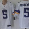 Nike Minnesota Vikings #5 Teddy Bridgewater 2013 White Elite Jersey