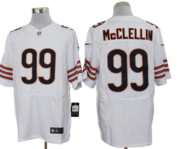 Size 60 4XL-Shea McClellin Chicago Bears #99 White Stitched Nike Elite NFL Jerseys