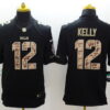Nike Buffalo Bills #12 Jim Kelly Salute to Service Black Limited Jersey