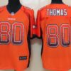 Nike Denver Broncos #80 Julius Thomas Drift Fashion Orange Elite Jersey
