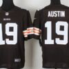 Nike Cleveland Browns #19 Miles Austin Brown Elite Jersey