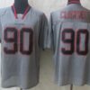 Nike Houston Texans #90 Jadeveon Clowney Lights Out Gray Elite Jersey