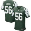 Men’s New York Jets #56 Demario Davis Green Team Color NFL Nike Elite Jersey