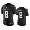 Men’s New York Jets #8 Aaron Rodgers Black Vapor Untouchable Limited Stitched Jersey