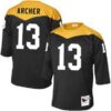 Men’s Pittsburgh Steelers #13 Dri Archer Black 1967 Home Throwback NFL Jersey