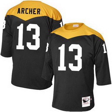 Men’s Pittsburgh Steelers #13 Dri Archer Black 1967 Home Throwback NFL Jersey
