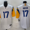Men’s Los Angeles Rams #17 Puka Nacua White Vapor Untouchable Limited Football Stitched Jersey