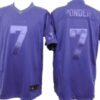 Nike Minnesota Vikings #7 Christian Ponder Drenched Limited Purple Jersey
