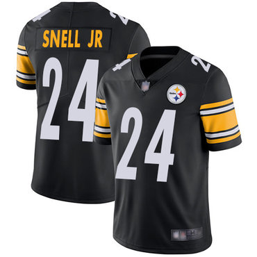 Steelers #24 Benny Snell Jr. Black Team Color Men’s Stitched Football Vapor Untouchable Limited Jersey