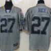 Nike Baltimore Ravens #27 Ray Rice Lights Out Gray Elite Jersey