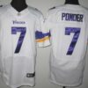 Nike Minnesota Vikings #7 Christian Ponder 2013 White Elite Jersey