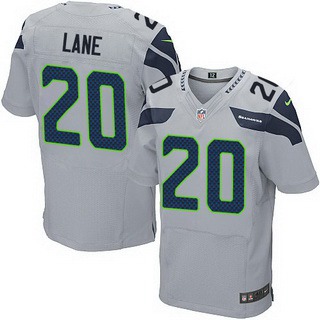 Men’s Seattle Seahawks #20 Jeremy Lane Gray Alternate NFL Nike Elite Jersey