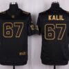 Nike Panthers #67 Ryan Kalil Black Men’s Stitched NFL Elite Pro Line Gold Collection Jersey