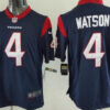 Men’s 2017 NFL Draft Houston Texans #4 Deshaun Watson Navy Blue Alternate Stitched NFL Nike Elite Jersey
