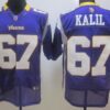 Nike Minnesota Vikings #67 Matt Kalil Purple Elite Jersey