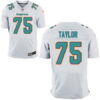 Men’s 2017 NFL Draft Miami Dolphins #75 Vincent Taylor White Road Stitched NFL Nike Elite Jersey