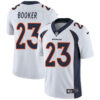Nike Denver Broncos #23 Devontae Booker White Men’s Stitched NFL Vapor Untouchable Limited Jersey