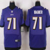 Baltimore Ravens #71 Rick Wagner Purple Team Color NFL Nike Elite Jersey