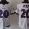 Nike Baltimore Ravens #20 Rd Reed White Elite Jersey