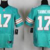 Men’s Miami Dolphins #17 Ryan Tannehill Aqua Green Alternate 2015 NFL Nike Elite Jersey