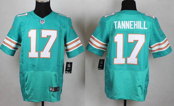 Men’s Miami Dolphins #17 Ryan Tannehill Aqua Green Alternate 2015 NFL Nike Elite Jersey