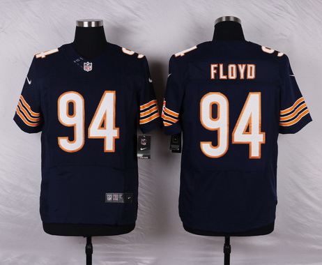 Men’s Chicago Bears #94 Leonard Floyd Navy Blue Team Color NFL Nike Elite Jersey