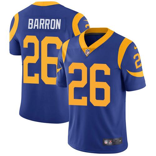 Nike Rams #26 Mark Barron Royal Blue Alternate Men’s Stitched NFL Vapor Untouchable Limited Jersey