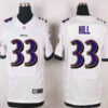 Baltimore Ravens #33 Will Hill White Road NFL Nike Elite Jersey