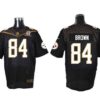 Men’s Pittsburgh Steelers #84 Antonio Brown Black 2016 Pro Bowl Nike Elite Jersey