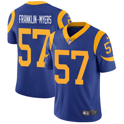 Nike Los Angeles Rams #57 John Franklin-Myers Royal Blue Alternate Men’s Stitched NFL Vapor Untouchable Limited Jersey