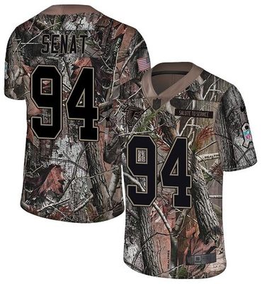 Nike Falcons #94 Deadrin Senat Camo Men’s Stitched NFL Limited Rush Realtree Jersey