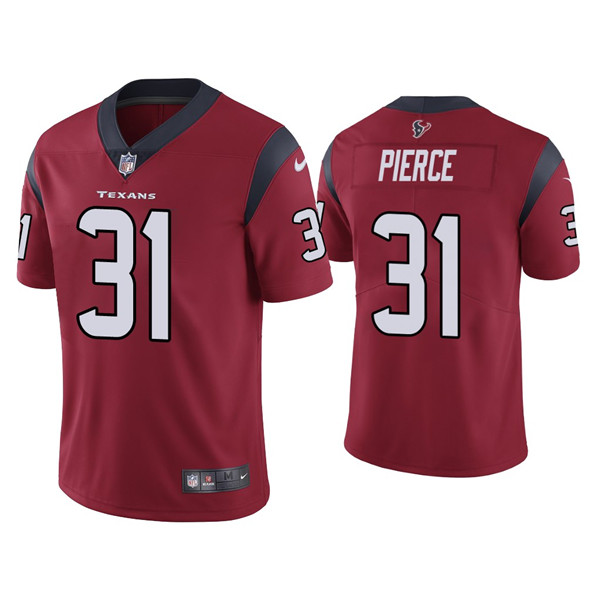 Men’s Houston Texans #31 Dameon Pierce Red Vapor Untouchable Limited Stitched Jersey