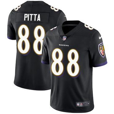Nike Baltimore Ravens #88 Dennis Pitta Black Alternate Men’s Stitched NFL Vapor Untouchable Limited Jersey