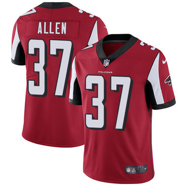 Nike Atlanta Falcons #37 Ricardo Allen Red Team Color Men’s Stitched NFL Vapor Untouchable Limited Jersey