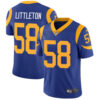 Nike Rams #58 Cory Littleton Royal Blue Alternate Men’s Stitched NFL Vapor Untouchable Limited Jersey