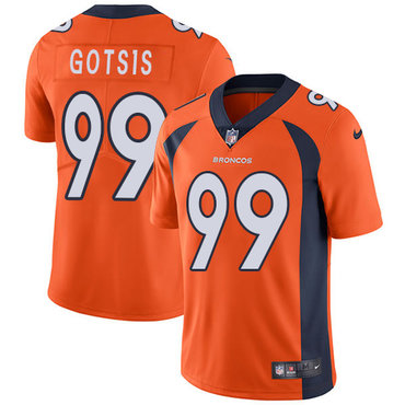 Nike Denver Broncos #99 Adam Gotsis Orange Team Color Men’s Stitched NFL Vapor Untouchable Limited Jersey