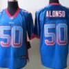 Nike Buffalo Bills #50 Kiko Alonso Drift Fashion Blue Elite Jersey
