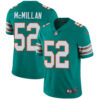 Nike Miami Dolphins #52 Raekwon McMillan Aqua Green Alternate Men’s Stitched NFL Vapor Untouchable Limited Jersey