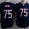 Nike Chicago Bears #75 Kyle Long Blue Elite Jersey