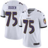 Nike Baltimore Ravens #75 Jonathan Ogden White Men’s Stitched NFL Vapor Untouchable Limited Jersey