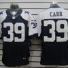 Nike Dallas Cowboys #39 Brandon Carr Blue Thanksgiving Elite Jersey