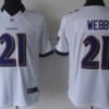 Nike Baltimore Ravens #21 Lardarius Webb White Limited Jersey