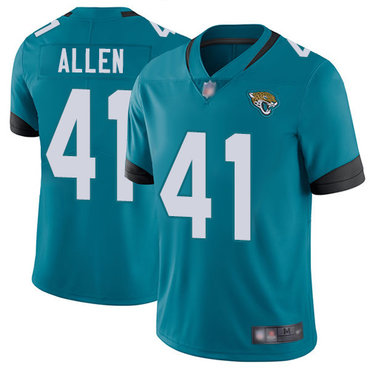 Jaguars #41 Josh Allen Teal Green Alternate Men’s Stitched Football Vapor Untouchable Limited Jersey