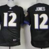 Nike Baltimore Ravens #12 Jacoby Jones 2013 Black Elite Jersey