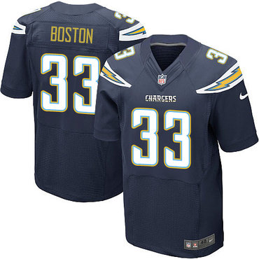 Nike Chargers #33 Tre Boston Navy Blue Team Color Men’s Stitched NFL New Elite Jersey