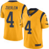Nike Rams #4 Greg Zuerlein Gold Men’s Stitched NFL Limited Rush Jersey