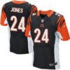 Men’s Cincinnati Bengals #24 Adam Jones Black Team Color NFL Nike Elite Jersey