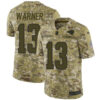 Nike Rams #13 Kurt Warner Camo Men’s Stitched NFL Limited 2018 Salute To Service Jersey